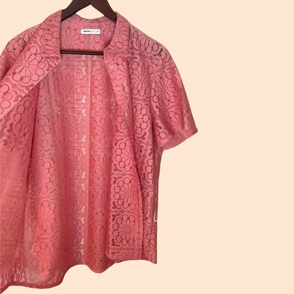 2 for $40 KotonPlus lace button up - Picture 2 of 3